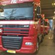 Daf trucks Weert. 4 trekkers klaar om naar de klant te gaan